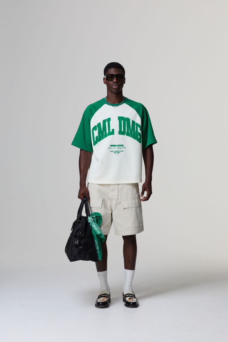 Criminal Damage Varsity Icon Tee