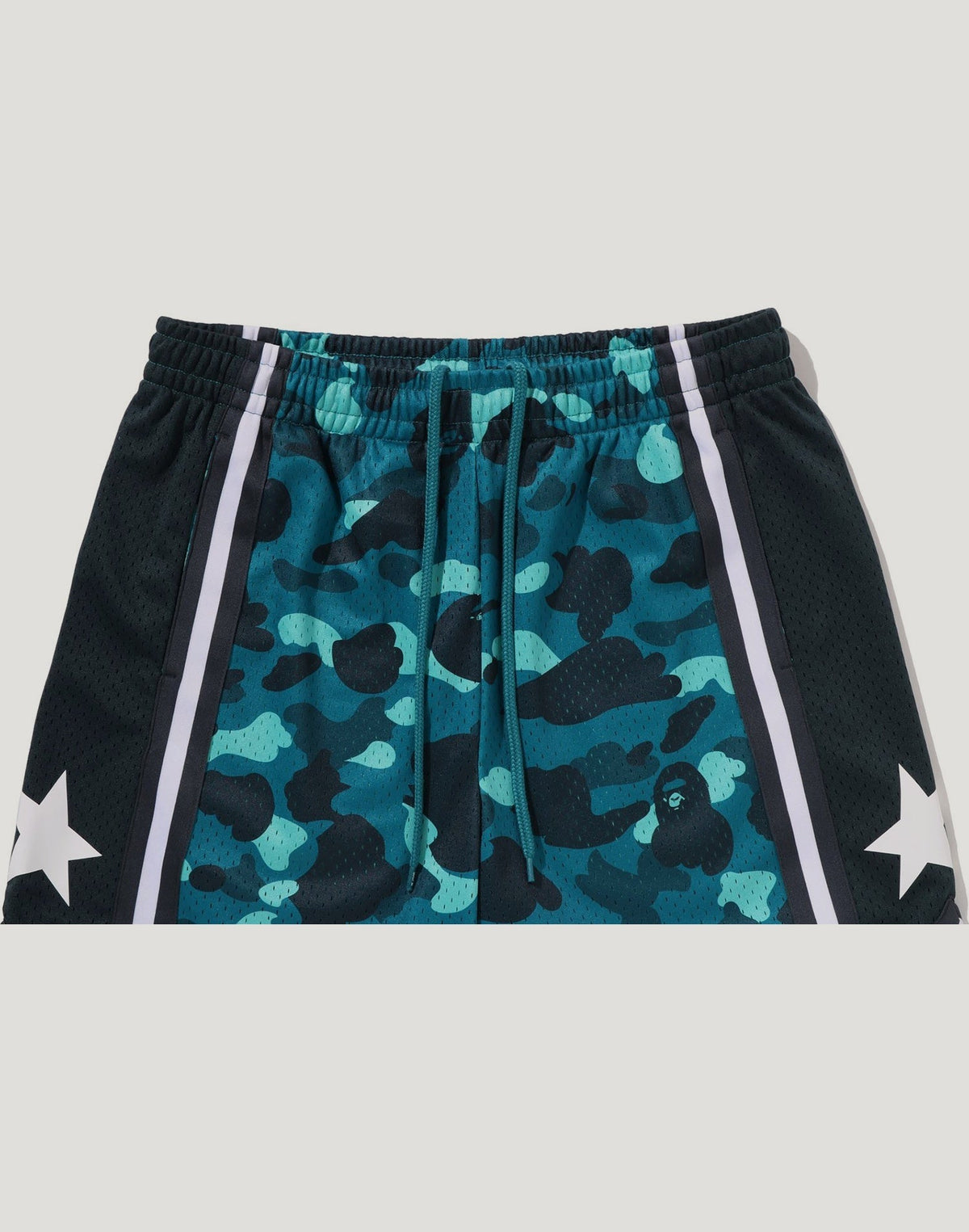 COLOR CAMO MESH RELAXED FIT SHORTS MENS