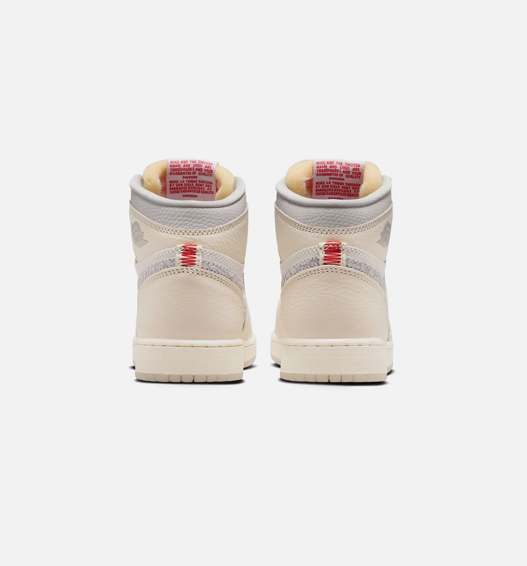 Air Jordan 1 Retro High OG Sail Grade School Sneakers - Sail/University Red/Pale Ivory/Coconut Milk/Phantom