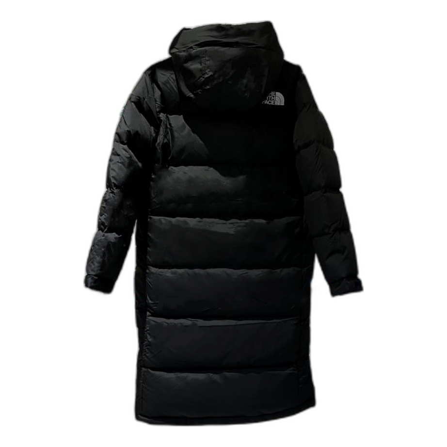 The North Face Hooded Long Puffer Coat | Black | Premium Down Insulation