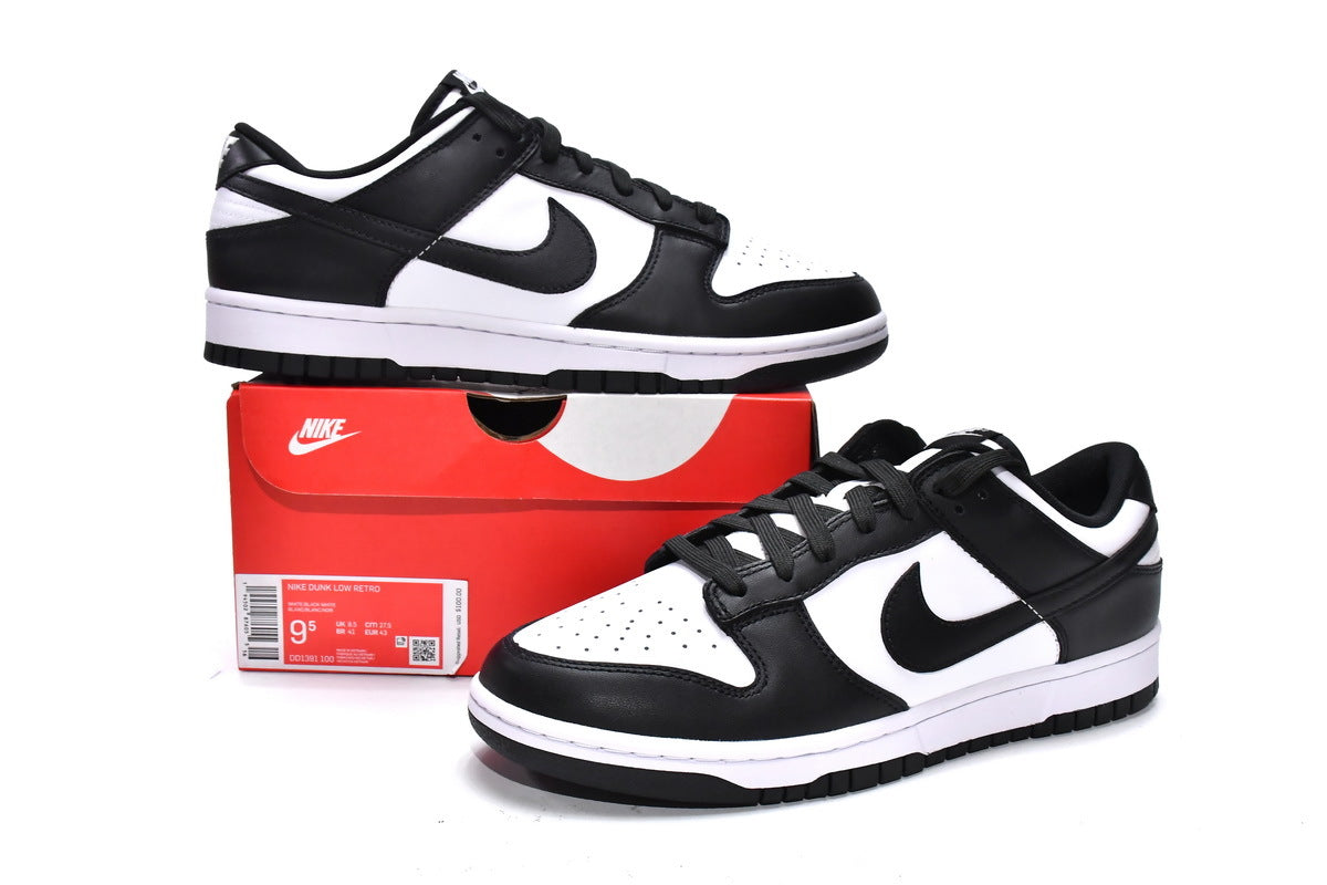 Nike SB Dunk Low Black and White 2021 Reps Sneakers DD1391-100
