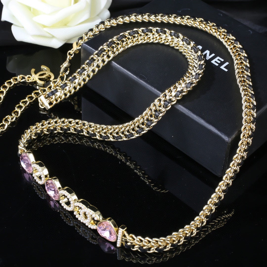 CHANEL 25S GOLD CHAIN BELT 610441