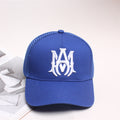 AMIRI Logo Baseball Caps Blue