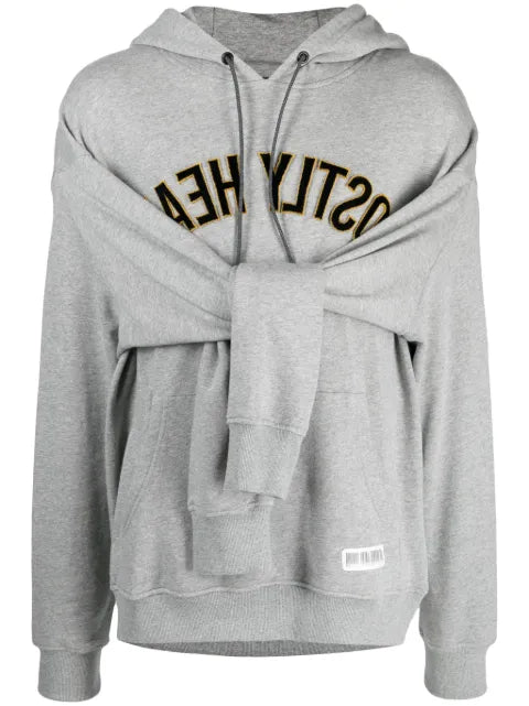 Mostly Heard Rarely Seen logo-print cotton hoodie