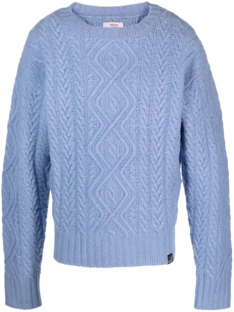 Martine Rose cable-knit merino jumper