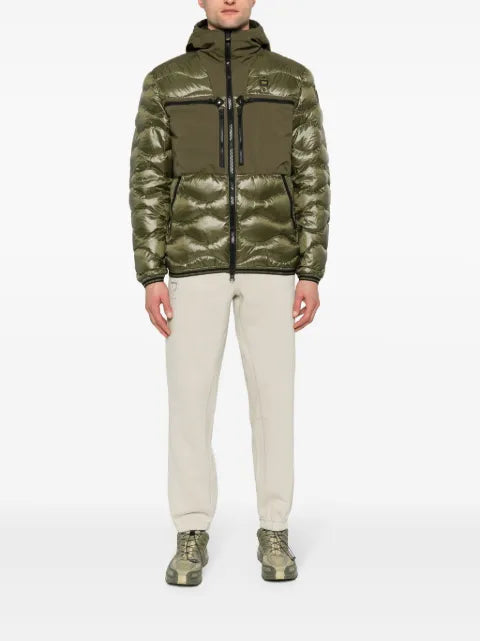 Blauer padded hooded jacket
