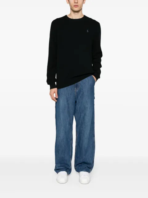 Polo Ralph Lauren embroidered-logo cotton jumper