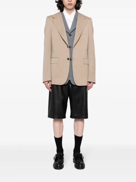 Comme des Garçons Homme Plus single-breasted layered blazer