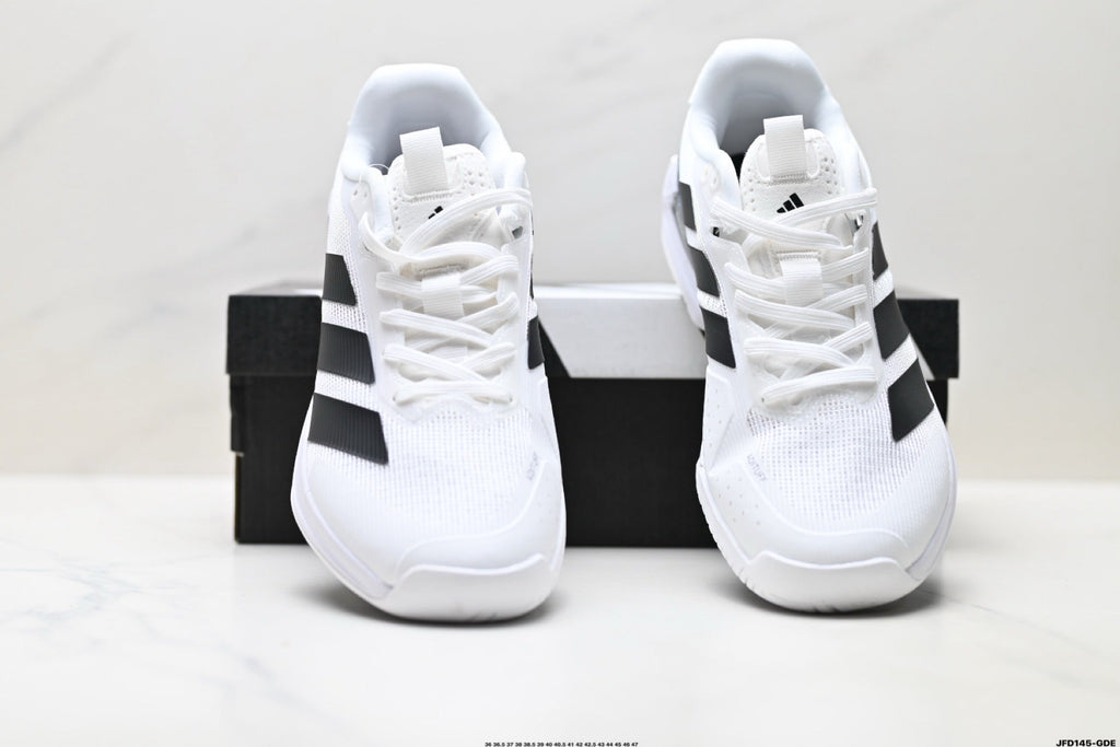 Adidas K81801650 Unisex Running Shoes | Versatile Daily Trainer - 2 Colorways incl. White/Black & Beige/Red