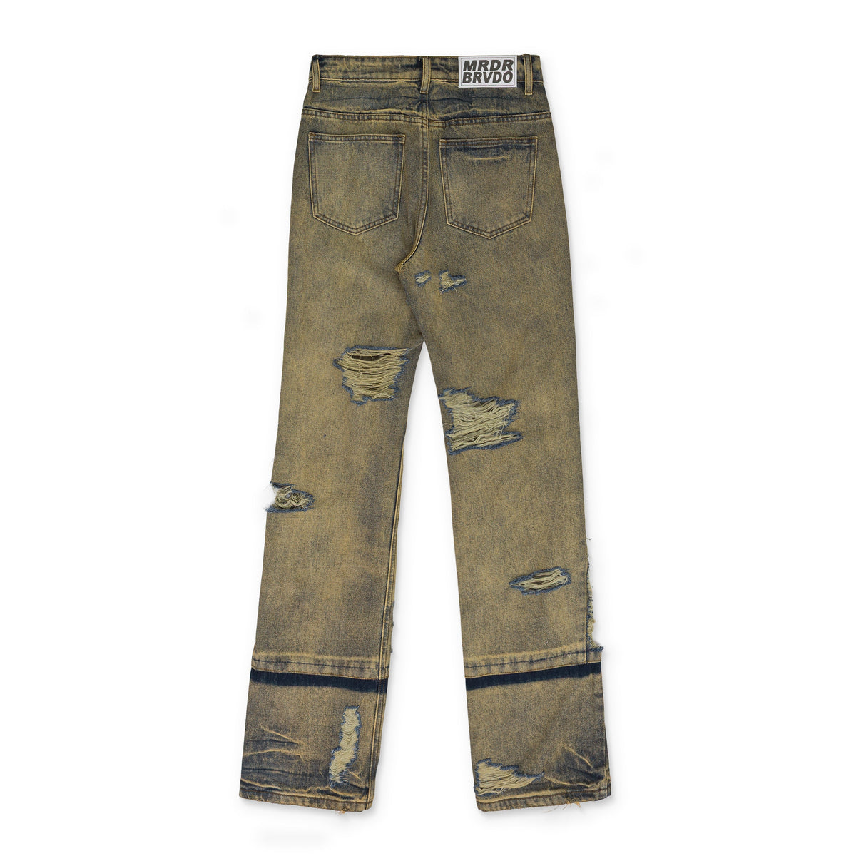 RUST GNARLY STRAIGHT-FIT JEANS