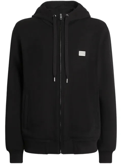 Dolce & Gabbana logo-plaque hoodie