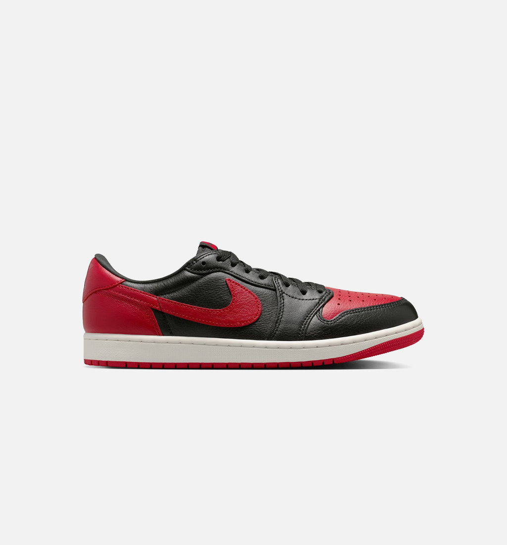 Air Jordan 1 Retro Low OG Banned Men's Sneakers - Black/Varsity Red/Summit White