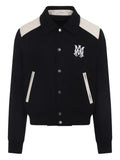 AMIRI varsity logo-embroidered jacket