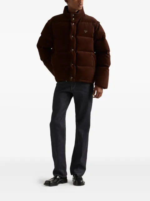 Prada corduroy quilted jacket