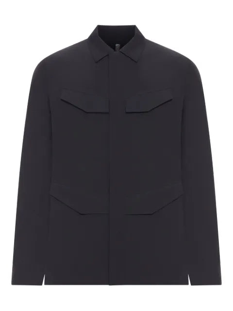 Veilance flap-pocket nylon jacket