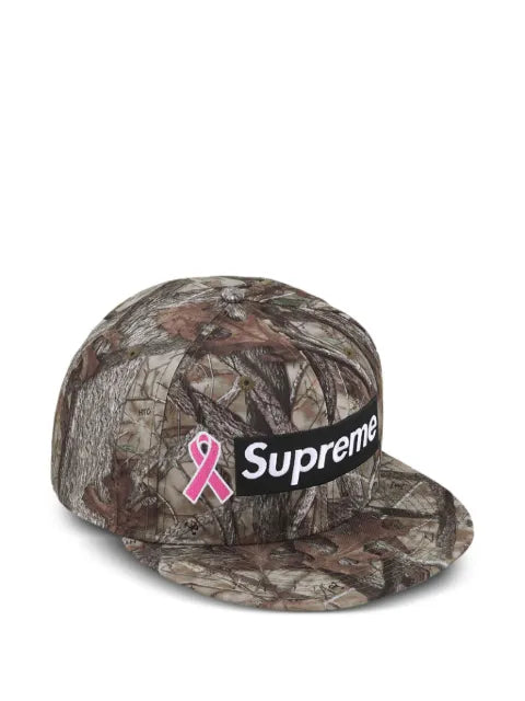 Supreme x Breast Cancer Awareness New Era Camo baseball cap
