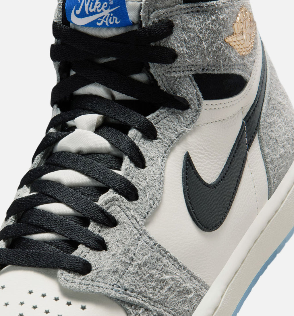 Air Jordan 1 Retro High OG Cool Grey Men's Sneakers - Cool Grey/Black/Sail/Game Royal/White