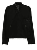 TEAM WANG design raw-edge jacket