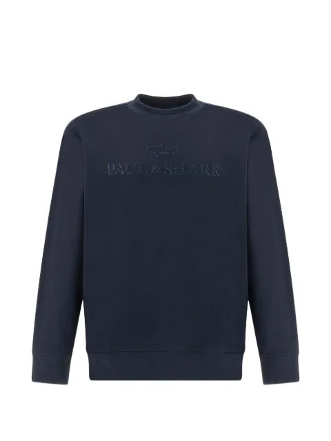 Paul & Shark logo-embroidery sweatshirt