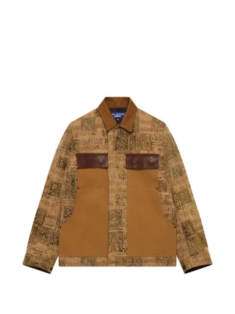 Junya Watanabe MAN panelled print jacket