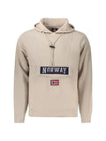 NORWAY 1963 logo-patch flap-pocket hoodie