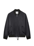Courrèges logo-patch bomber jacket