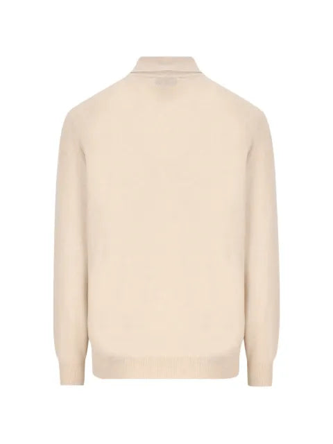 Brunello Cucinelli cashmere button-placket sweater