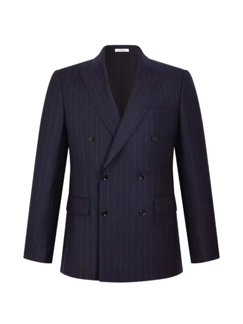 FURSAC pinstriped double-breasted blazer