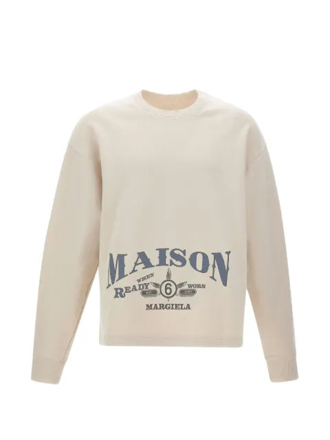 MM6 Maison Margiela logo-print cotton sweatshirt
