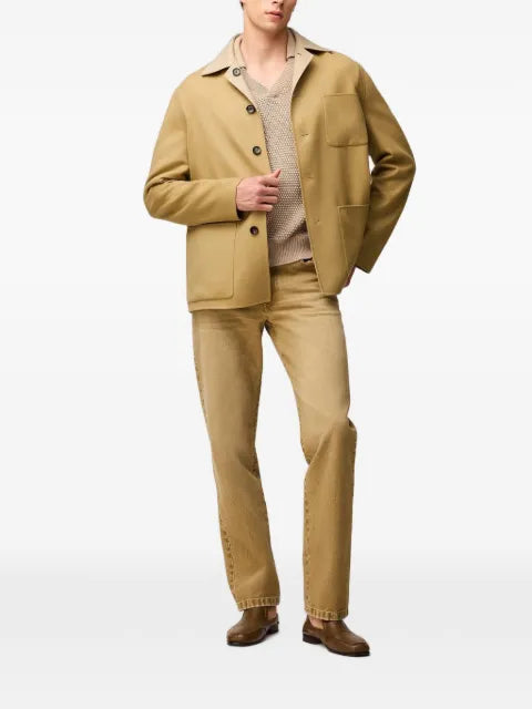RETORI reversible wool shirt jacket
