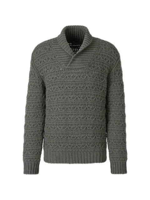 Canali cable-knit sweater