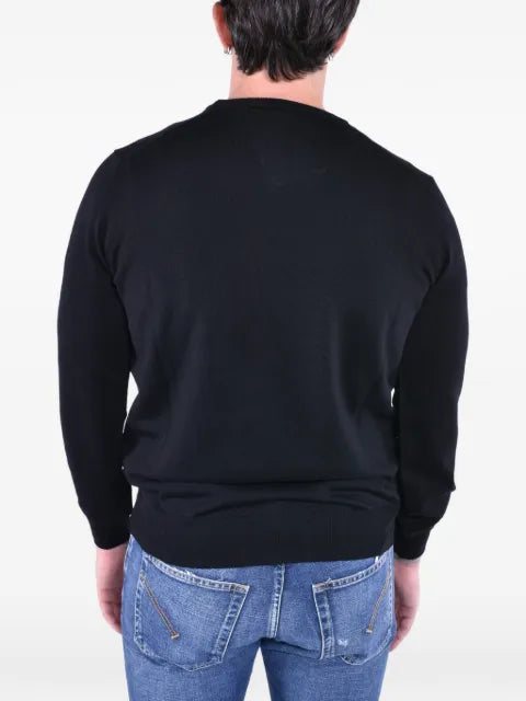 Kangra fine-knit crew-neck sweater