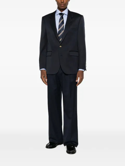Lardini peak-lapels button-up jacket
