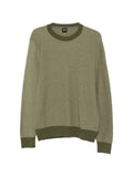 BOSS regular-fit sweater in diagonal-structured cotton
