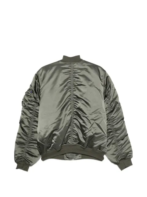 Alpha Industries ruched bomber jacket