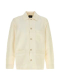 BOSS relaxed-fit overshirt in solid twill