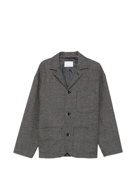 Nine In The Morning houndstooth-pattern notch-lapels jacket