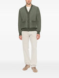 Filippo De Laurentiis ribbed-knit front-pocket cardigan