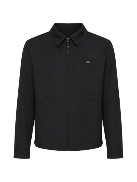 Massimo Osti Studio logo-embroidered zip-up jacket