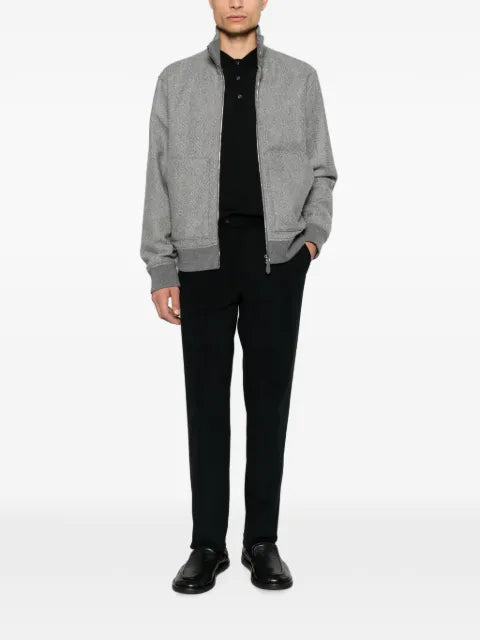 John Smedley Belpert long-sleeve polo sweater