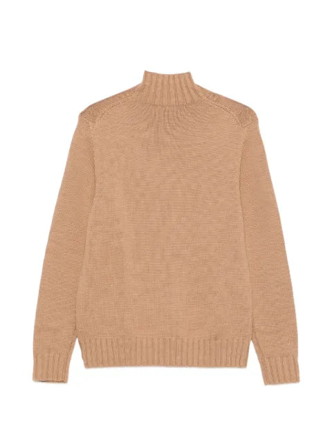 Ballantyne ribbed-knit mock-neck sweater