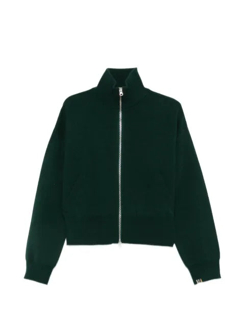 extreme cashmere zip-up cashmere sweater
