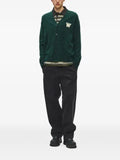 Wood Wood logo-patch V-neck cardigan