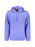 BOSS logo-patch cotton hoodie