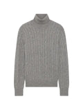 Lardini cable-knit roll-neck sweater