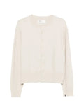 extreme cashmere Luce button-fastening ribbed-trim cardigan