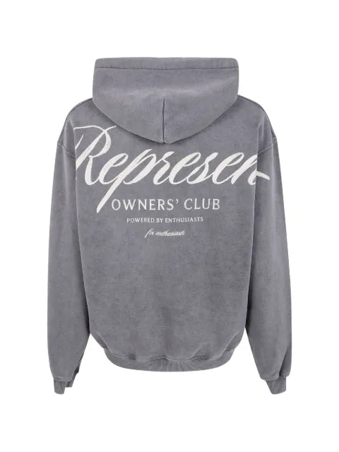 Represent Owners Club script cotton hoodie