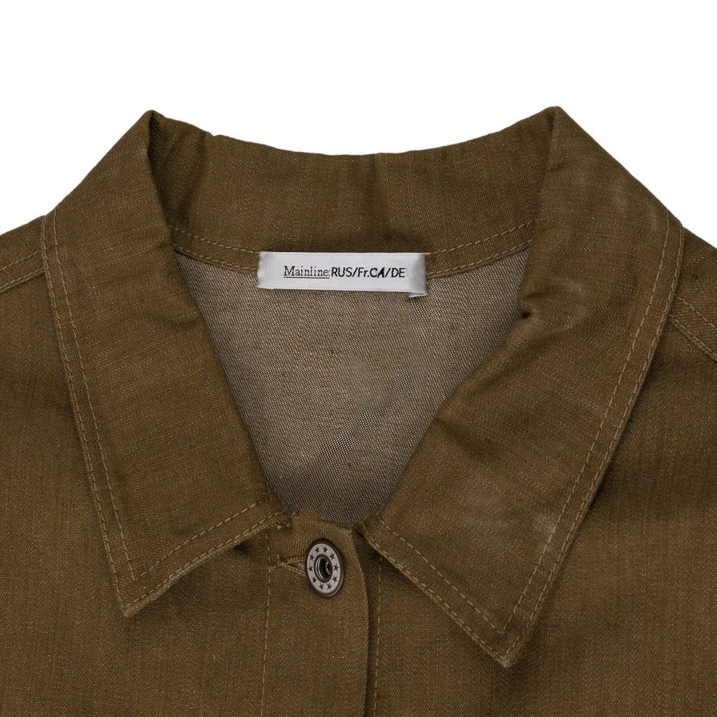 Brown Aidan Trucker Jacket