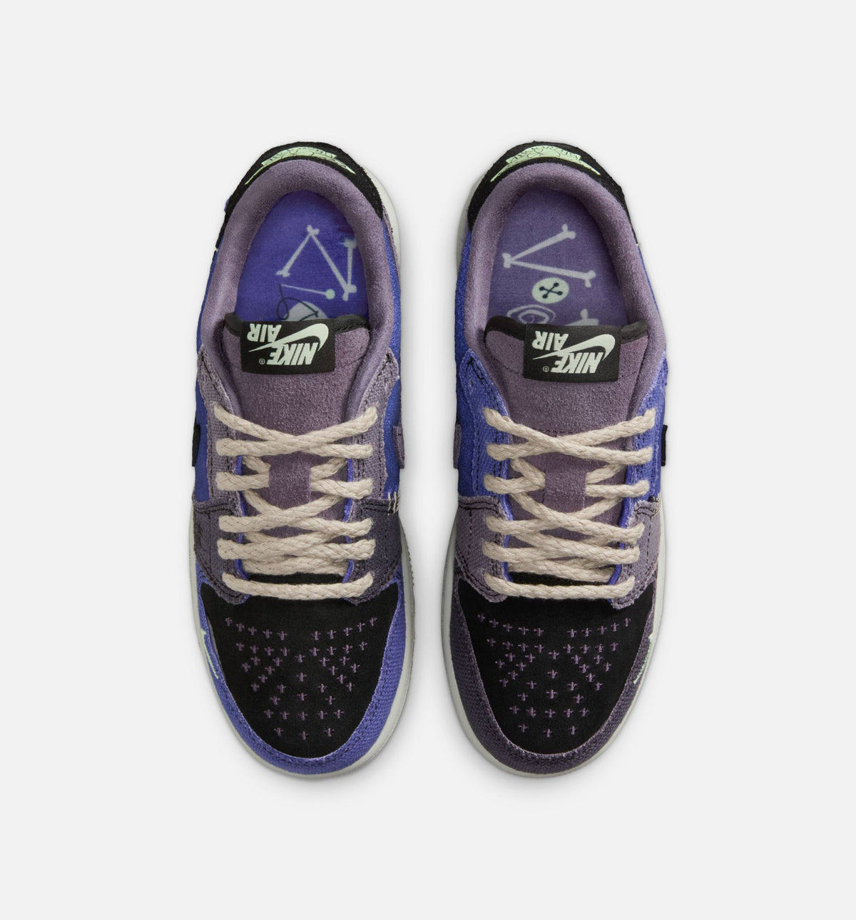 Air Jordan 1 Low OG Grade School Sneakers - Regency Purple/Dark Raisin