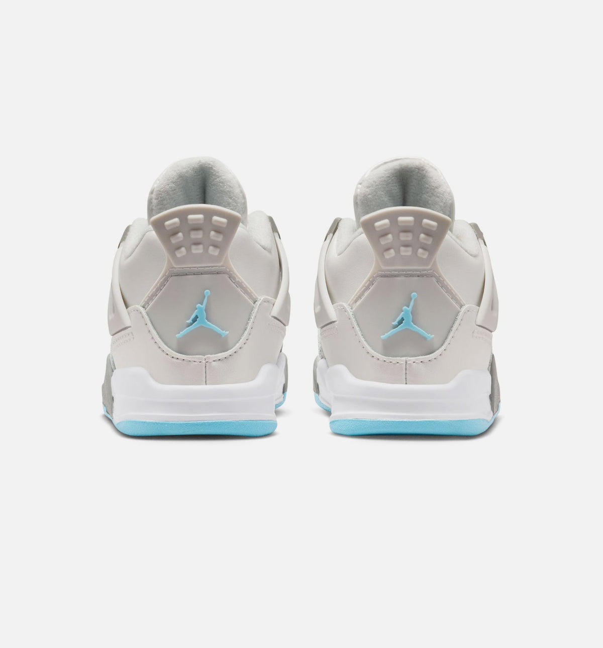 Air Jordan 4 Retro Blue Chill Infant & Toddler Sneakers - Photon Dust/Blue Chill/Flat Pewter/White/Blue Tint